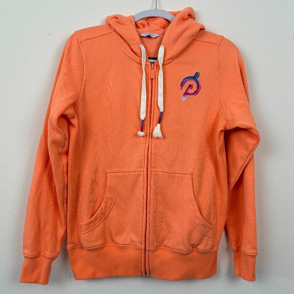 Peloton Full Zip Hoodie M Orange